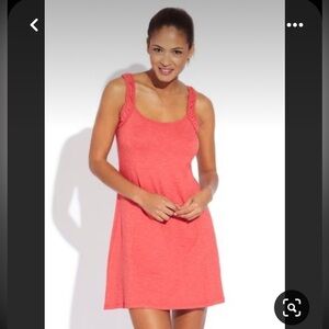 Horny toad sleeveless coral pink dress size medium